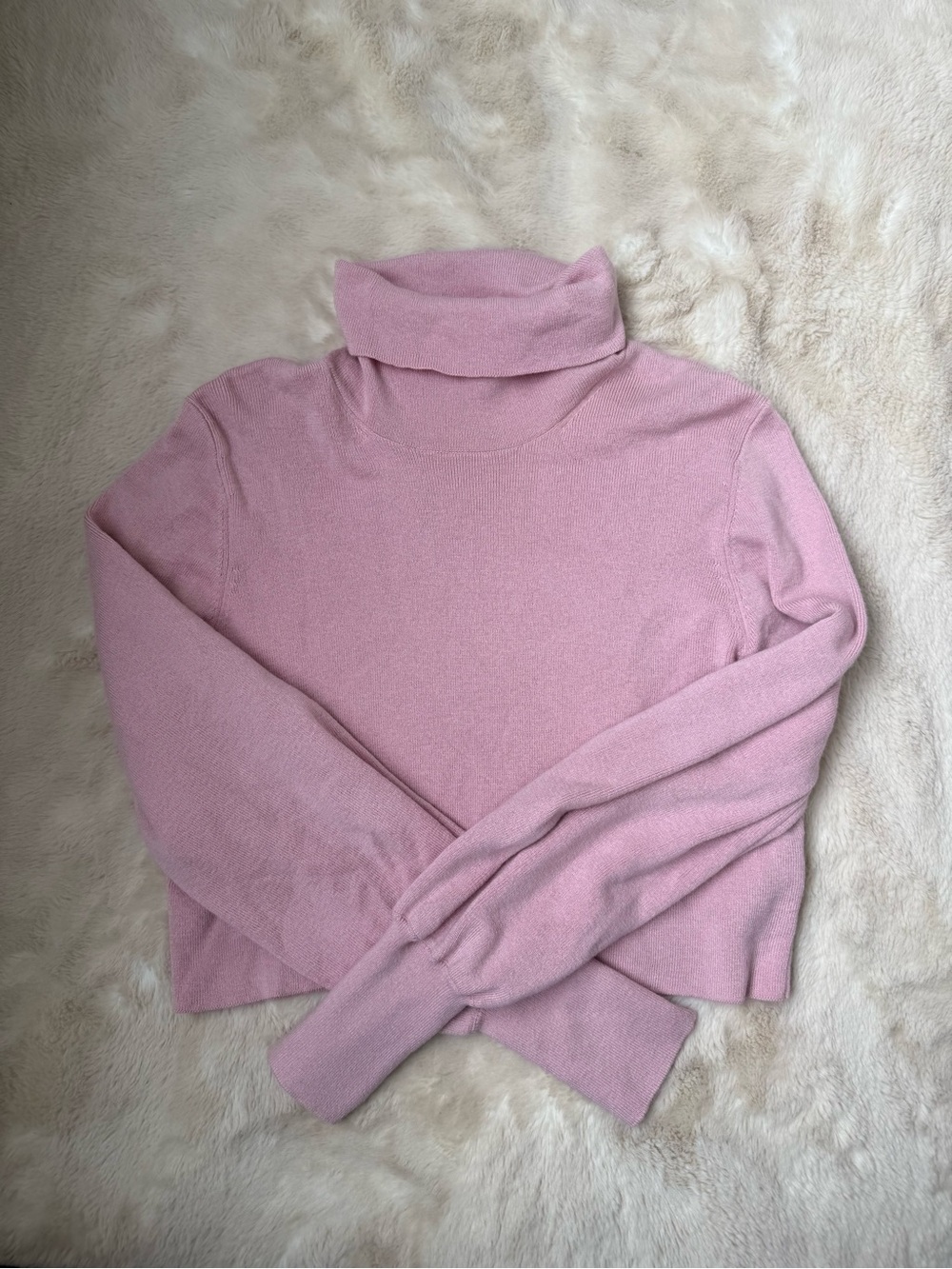 Aritzia Wilfred Turtleneck Sweater - Blush